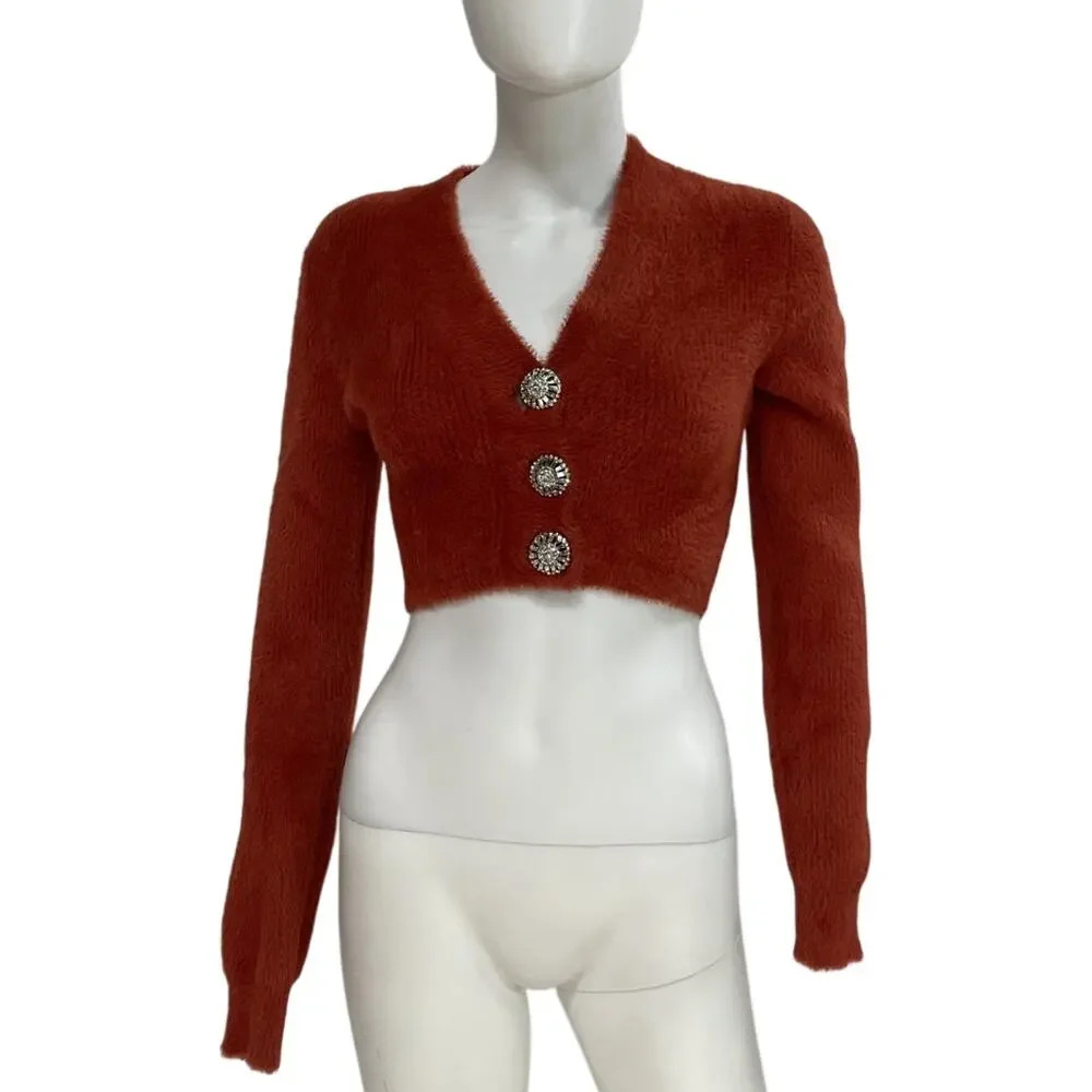 Nbd Plush Birch Grace Cardigan Size XS